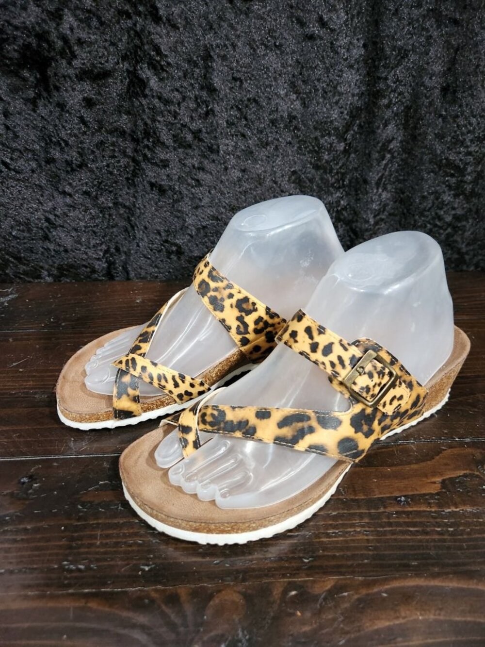 Rasolli Lexi Leopard Print Sandals Size 9 EUC